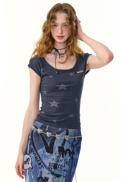 Slim Retro Star Tee