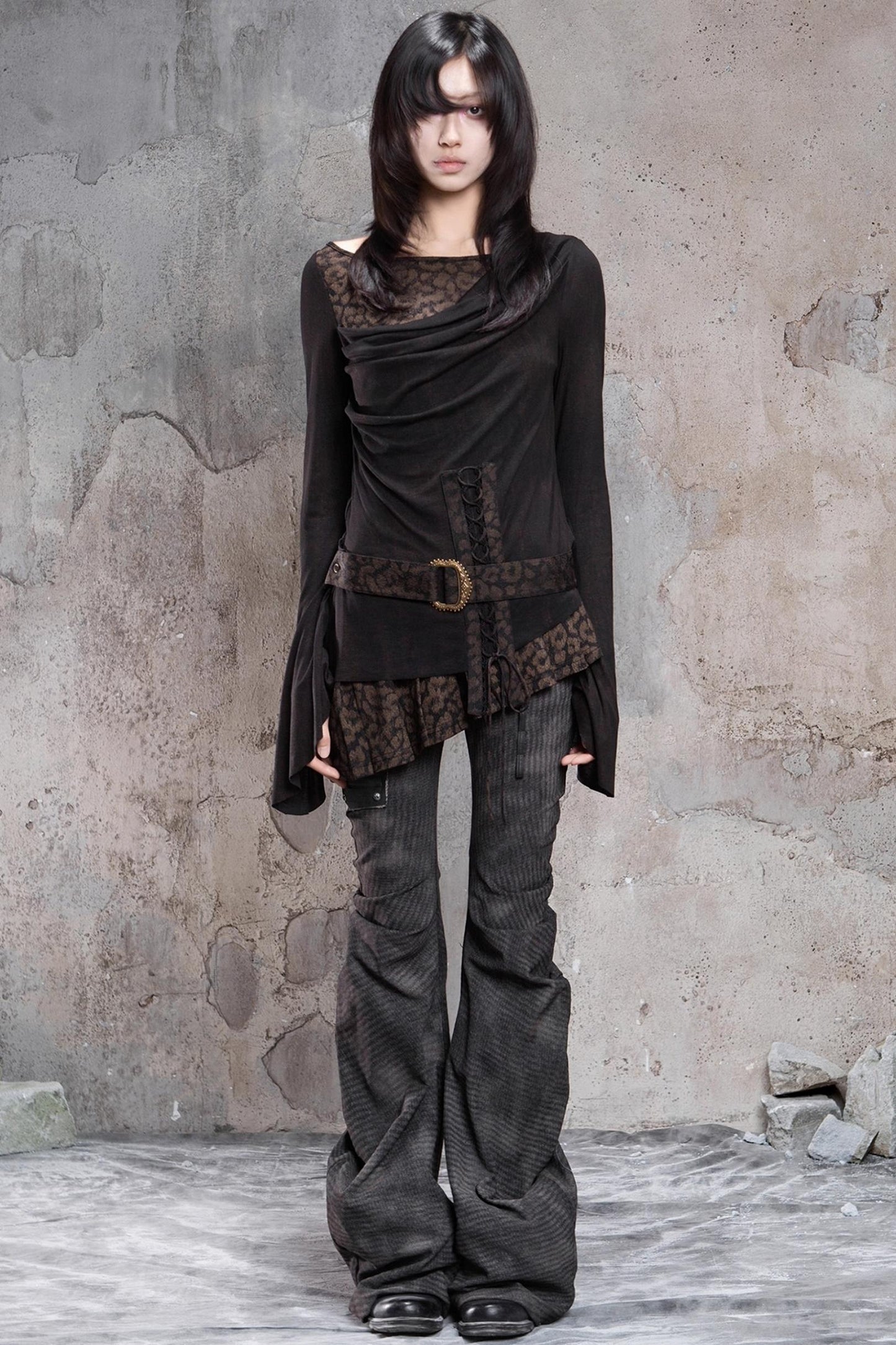 Vintage Patchwork Knitted Top