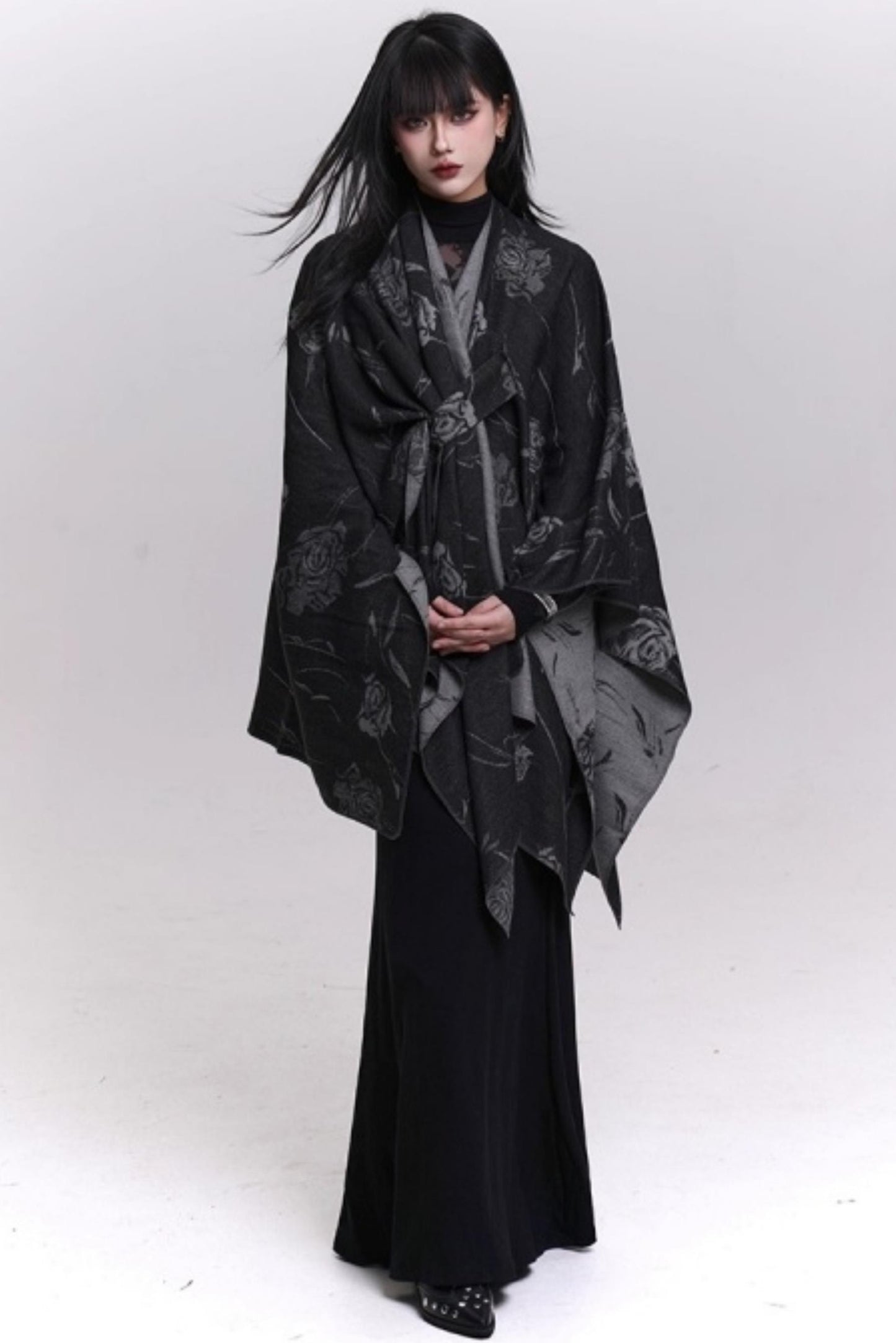 Ghost Girl Scarf Cape Shawl