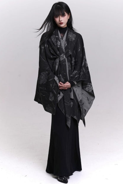 Ghost Girl Scarf Cape Shawl