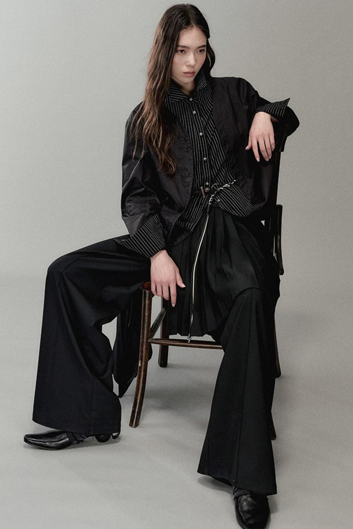 Deconstruct Striped Shirt