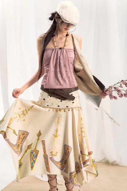 Tannite Shell Tassel Skirt
