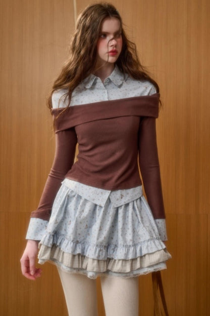 Milky Way Bunny Lace Skirt Set-Up