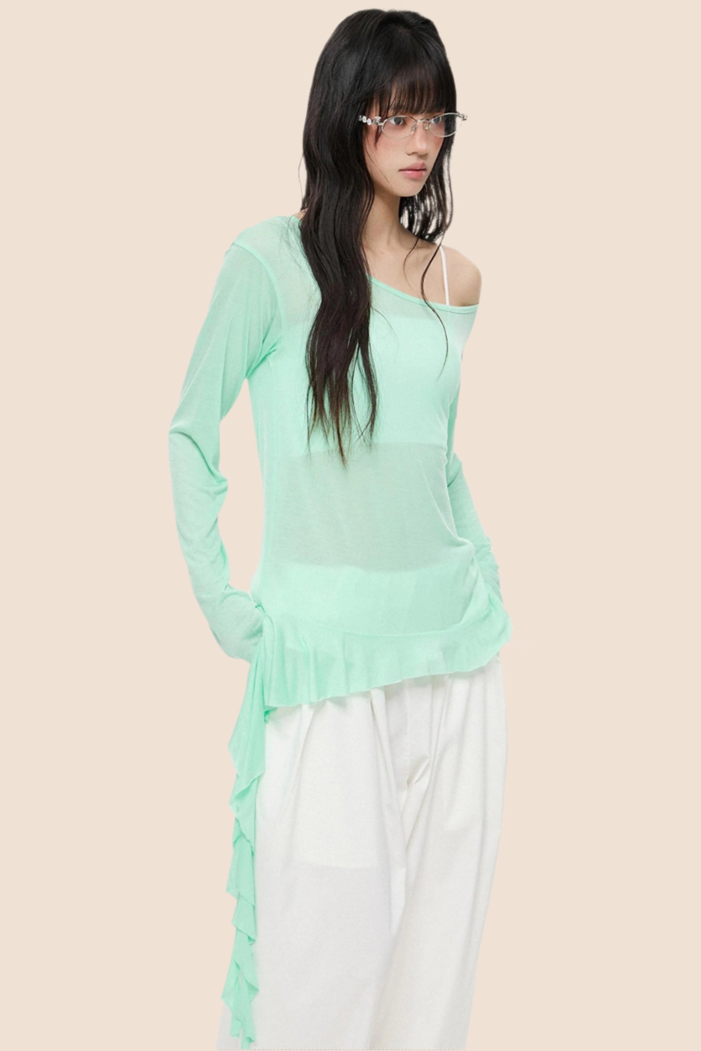 Sheer Summer Smock Top