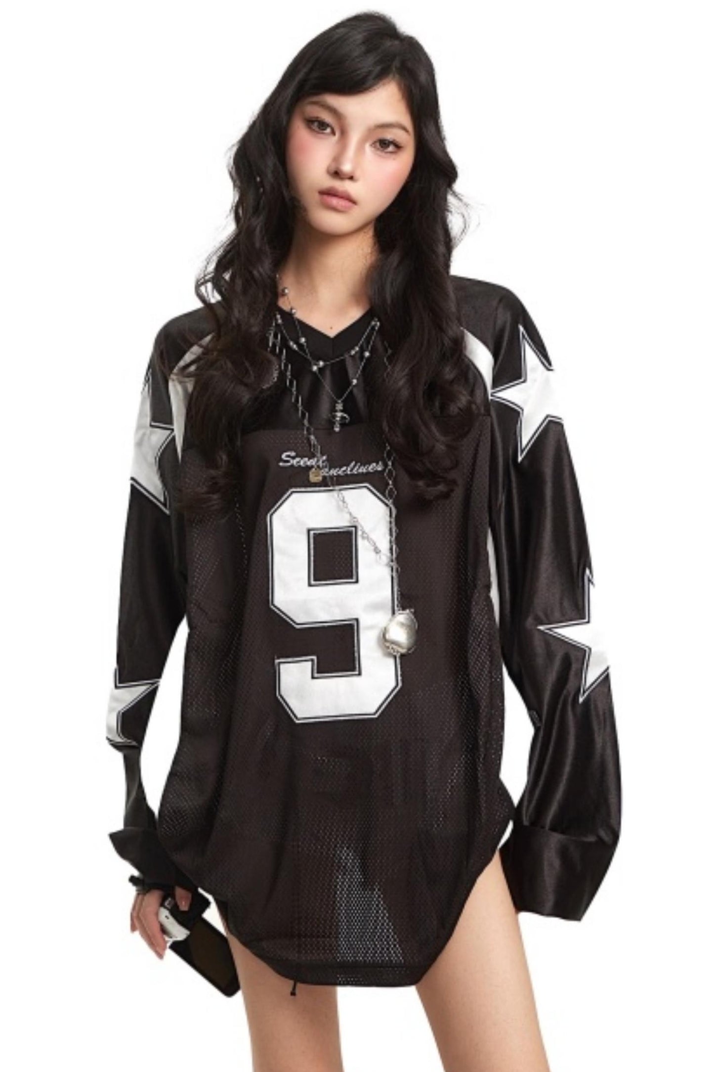 Retro Color-Blocked Jersey Top