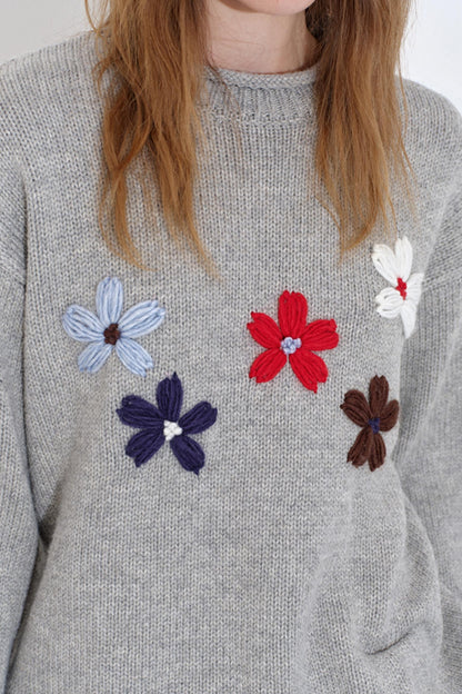 Three-Dimensional Floral Top