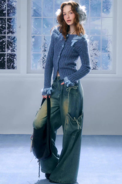 Mist Harbor Fleece Cardigan