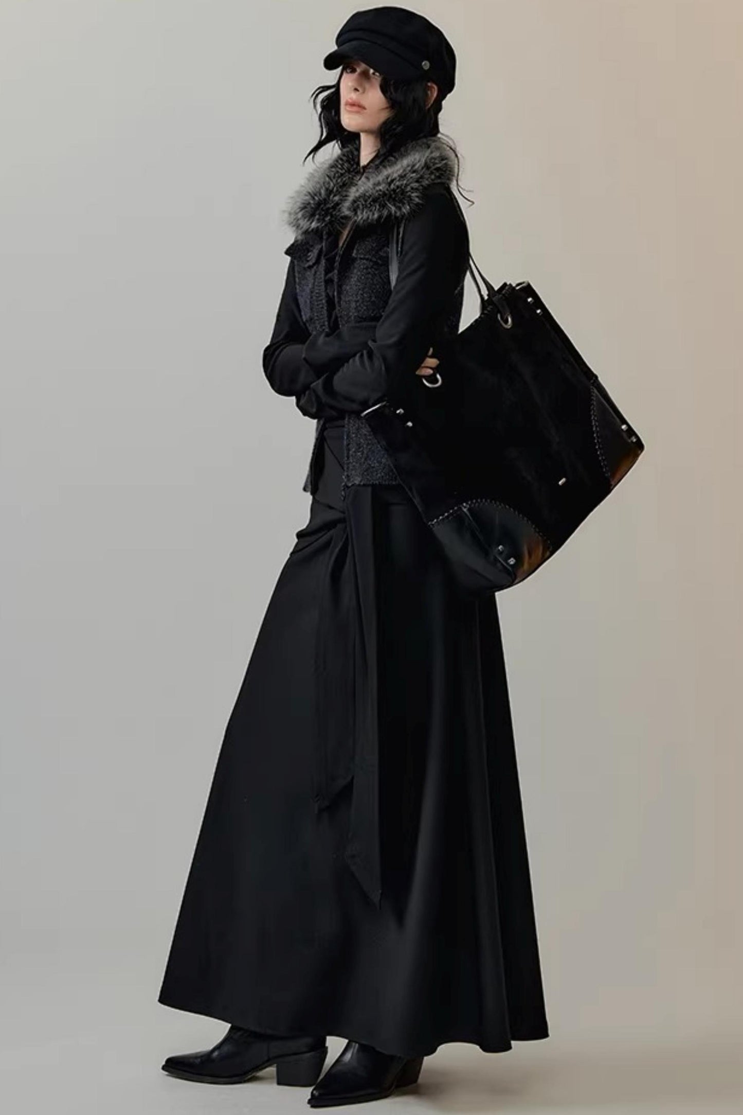 Three-Dimensional Wool Sweater Vest