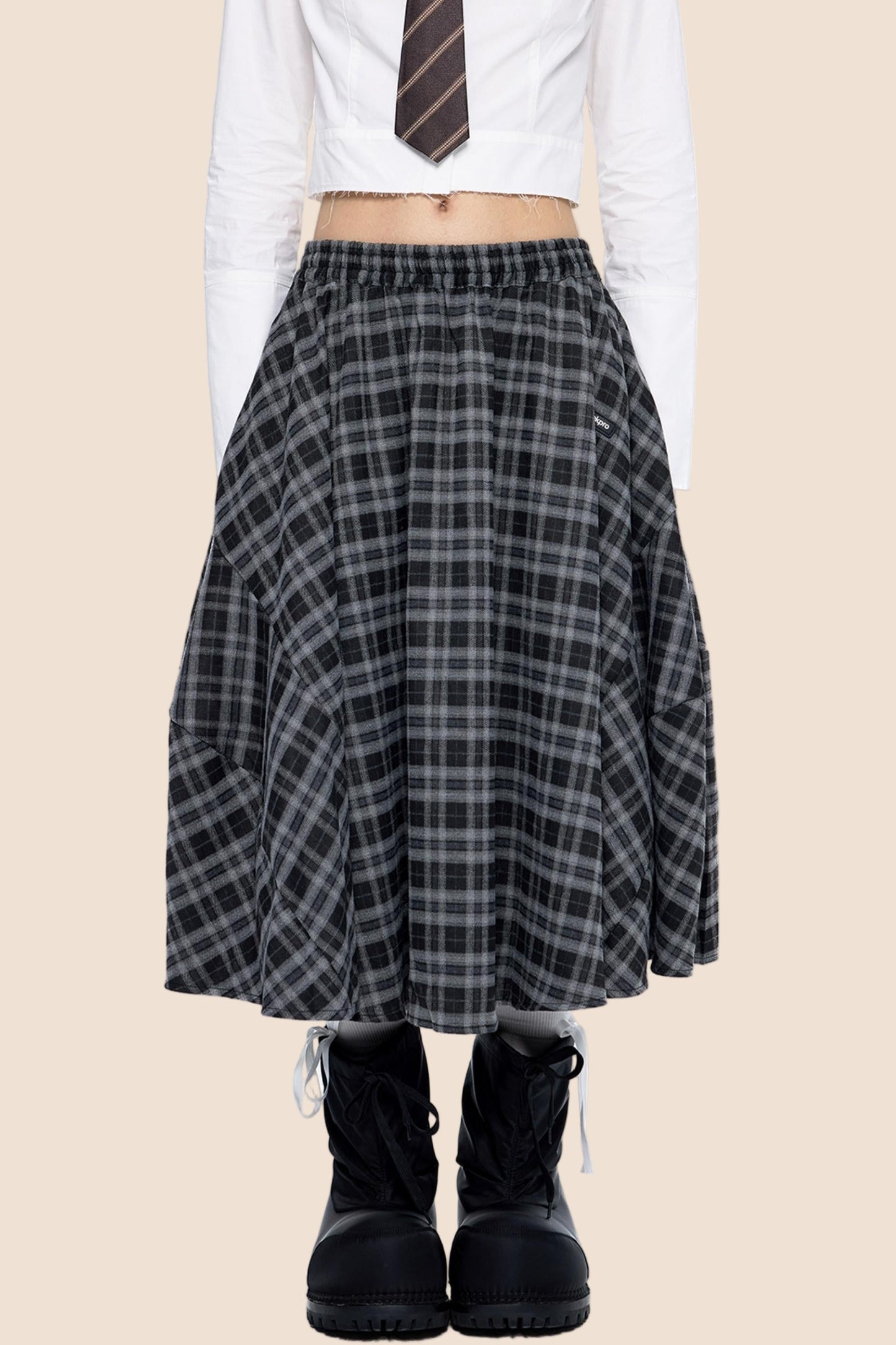 Retro Vintage Midi Skirt