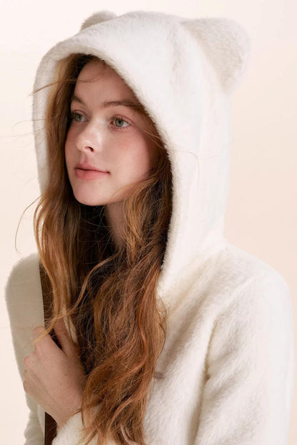 Bear Ear Velvet Jacket