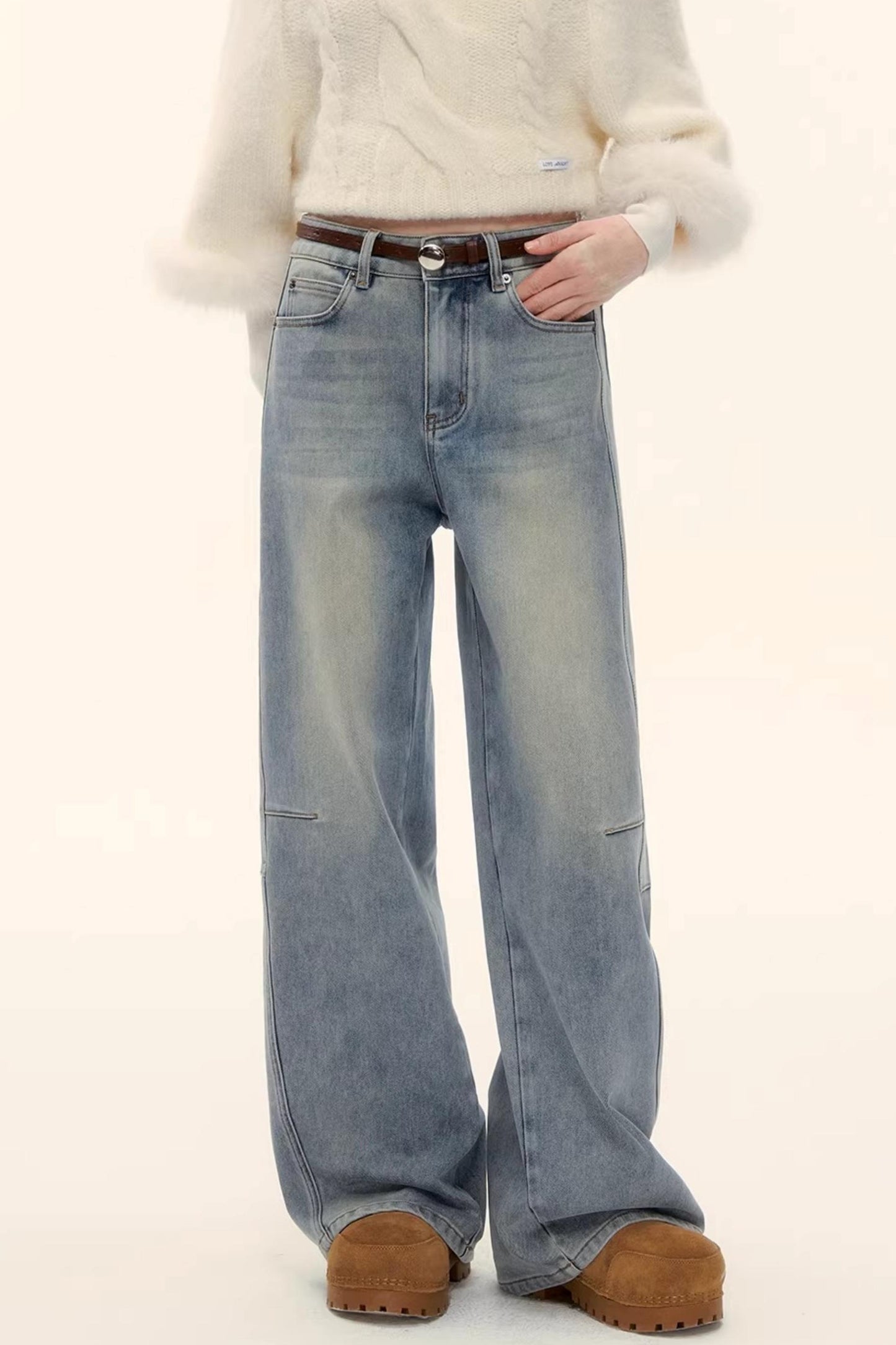 Light Blue Vintage Denim Pants