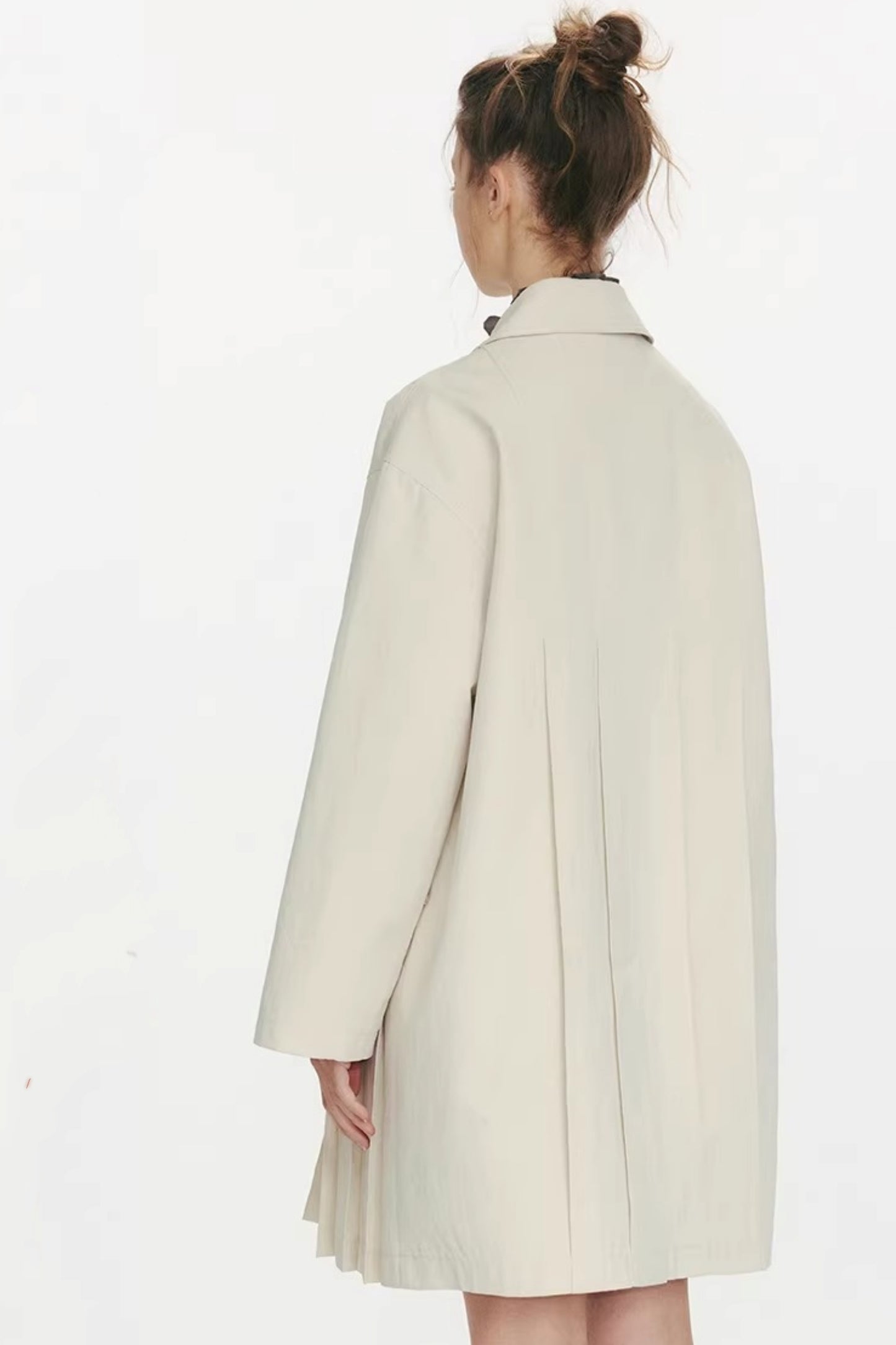 Moonlight Concerto Pleated Coat