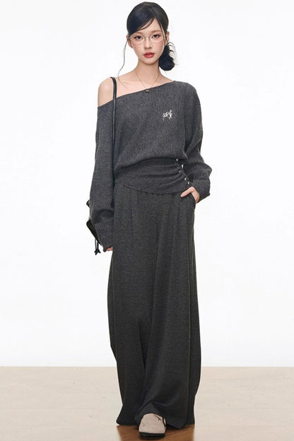 Lazy Style Korean Waist Suit Set-Up