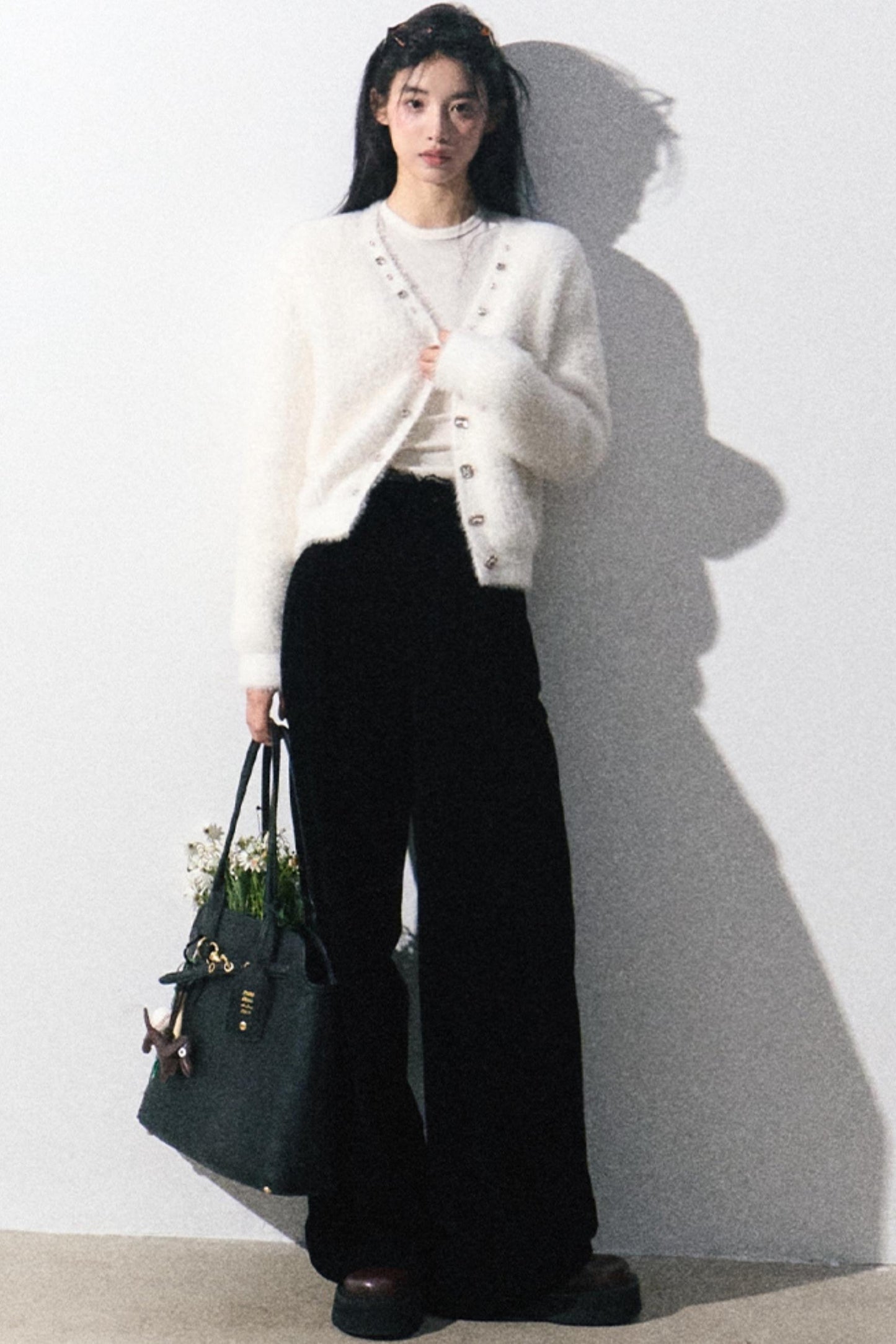 Classic Black Wide-Leg Pants