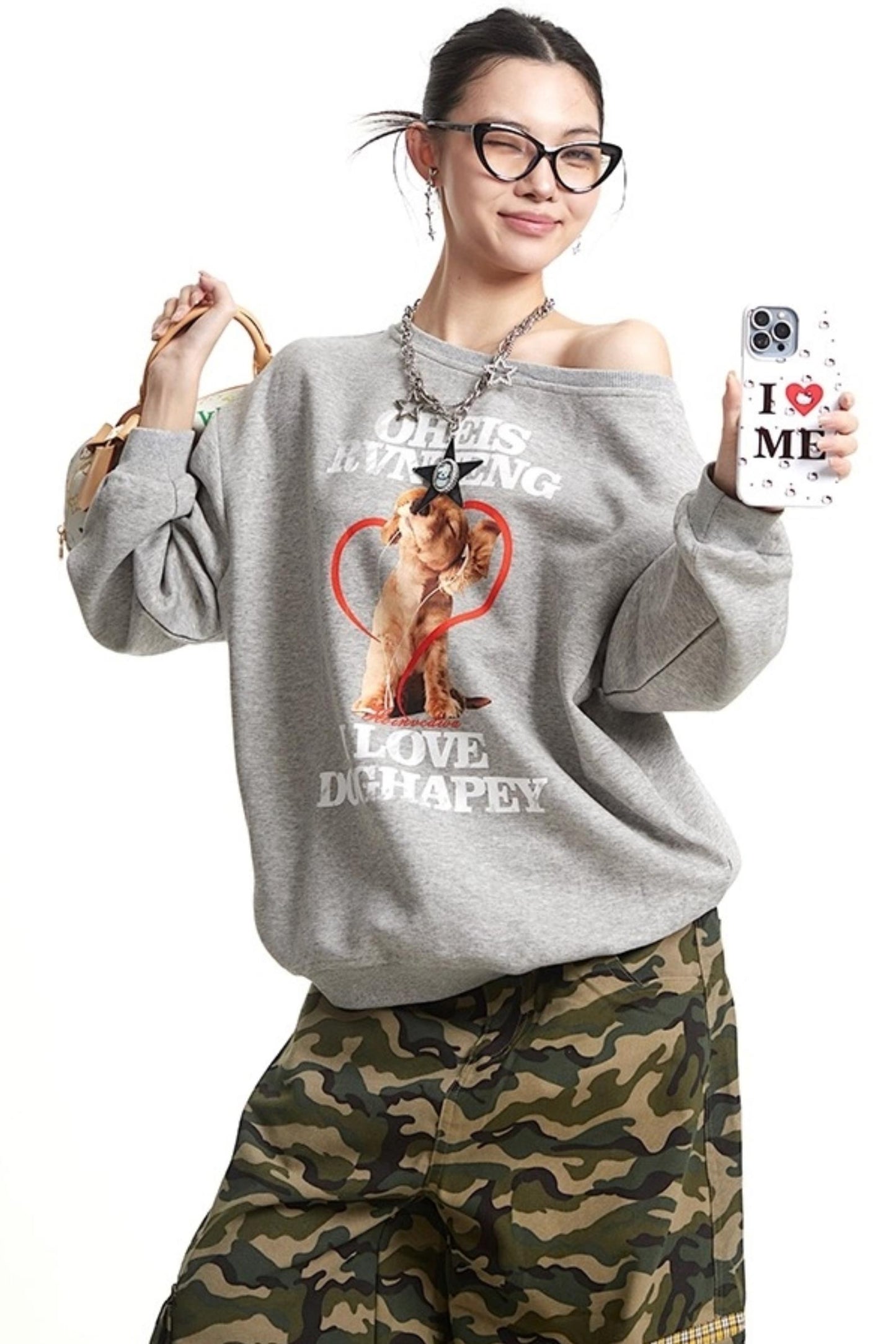 Vintage Lazy Sweatshirt