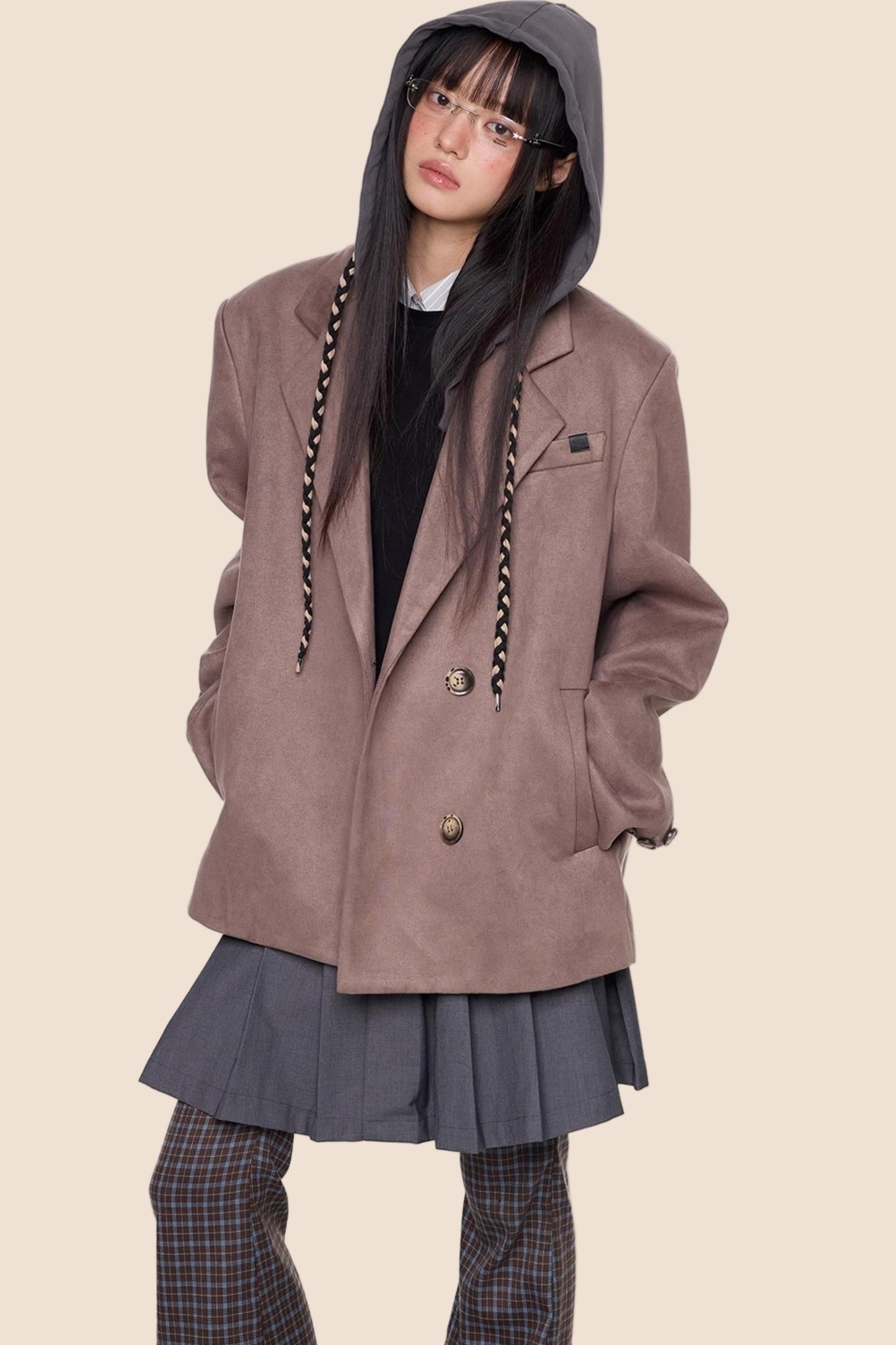 American Vintage Hooded Blazer