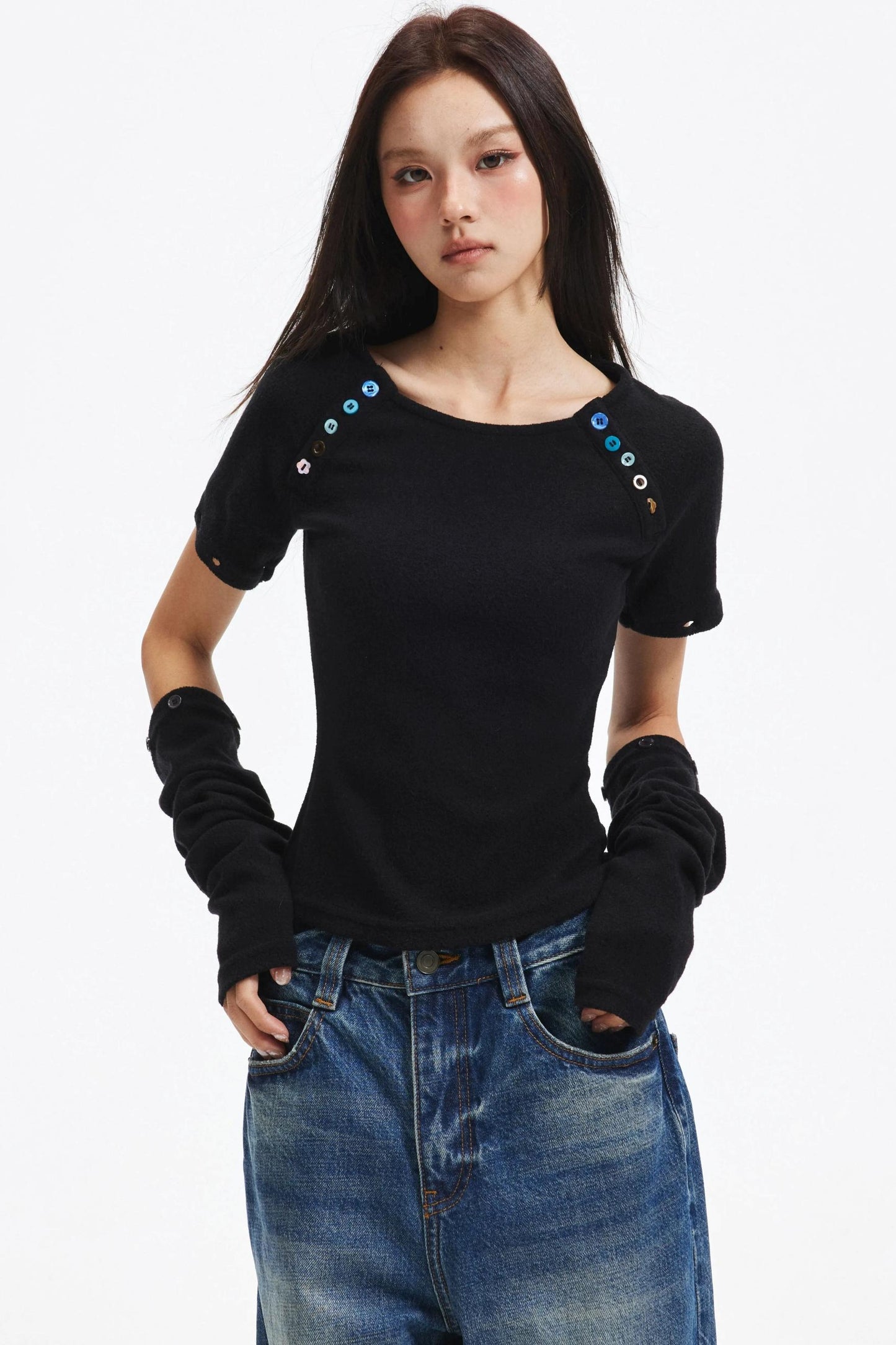 Slim-Fit Knit Top