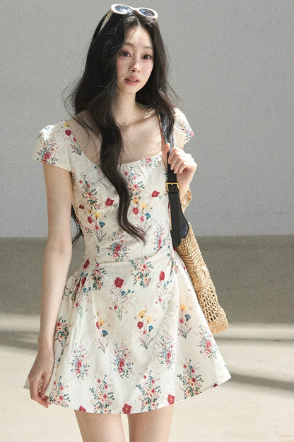 Blooming Chiffon Floral Dress