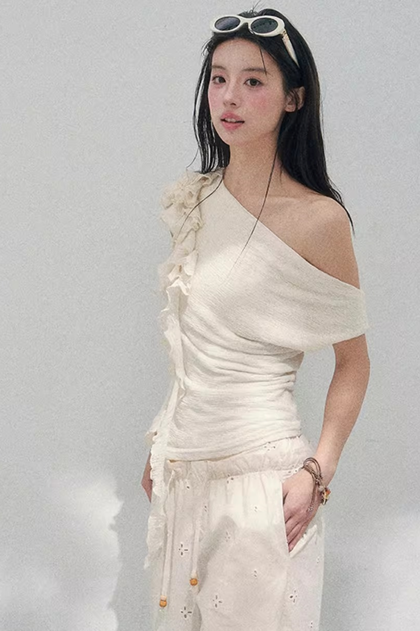 Light Whisper Ruffled Blouse