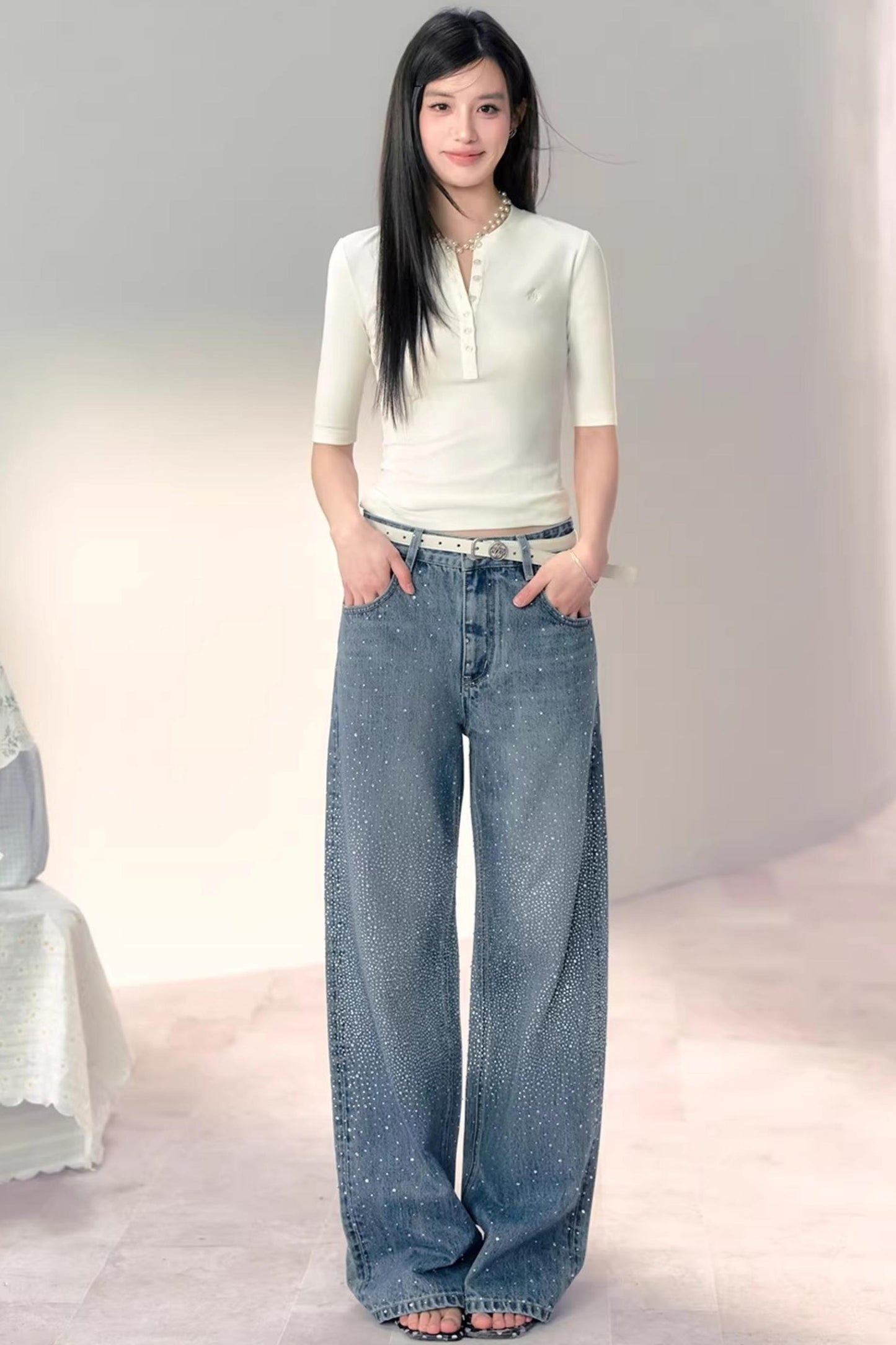 Versatile Slim-Fit Henley Top