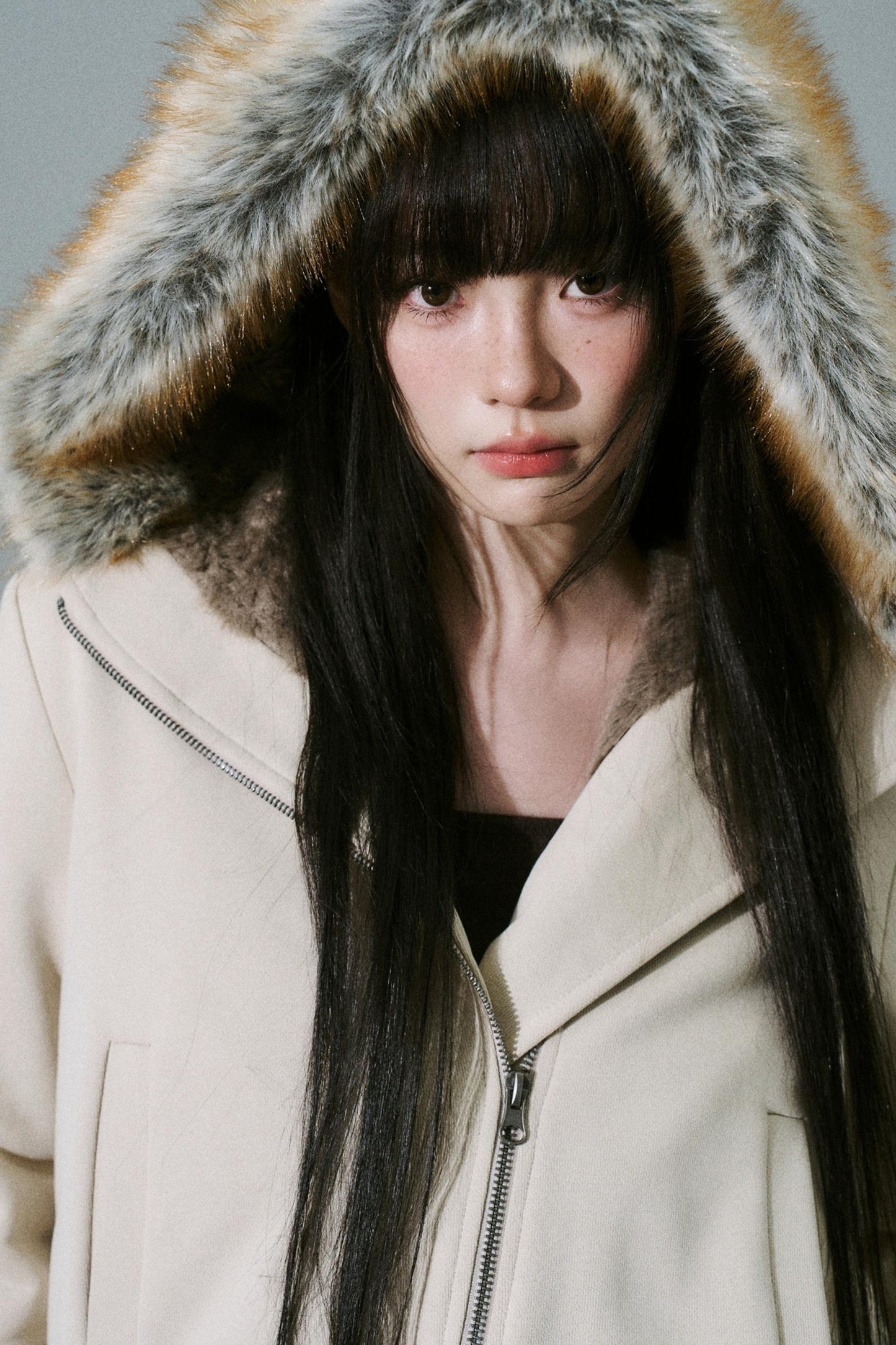 Versatile Fur Collar Jacket