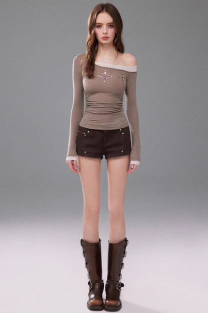 Hot Girl Black Shorts