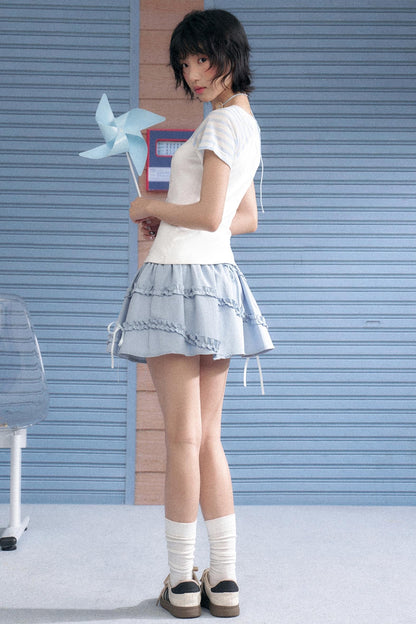 Striped Patchwork Tee