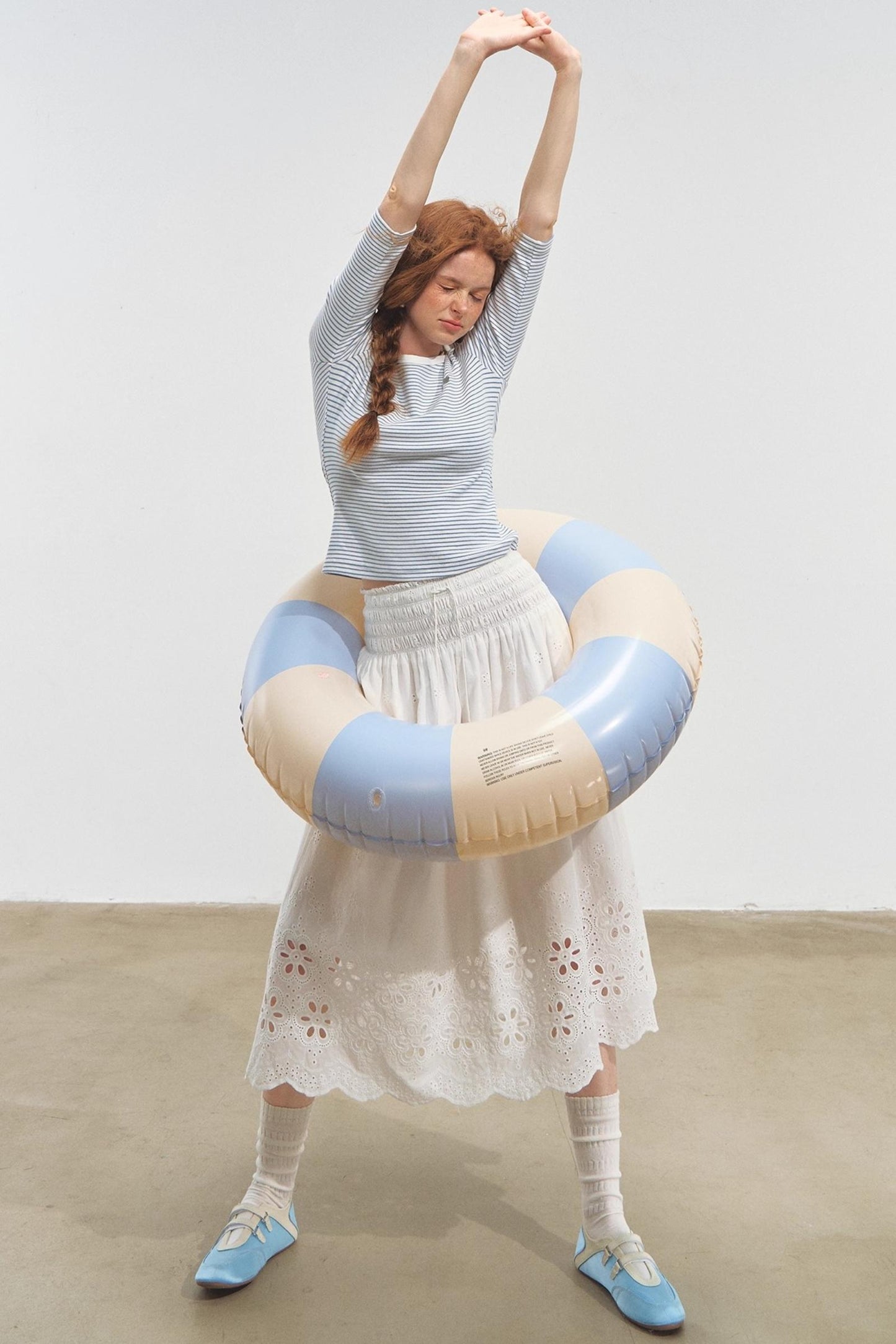 Envelope Striped Slim Top