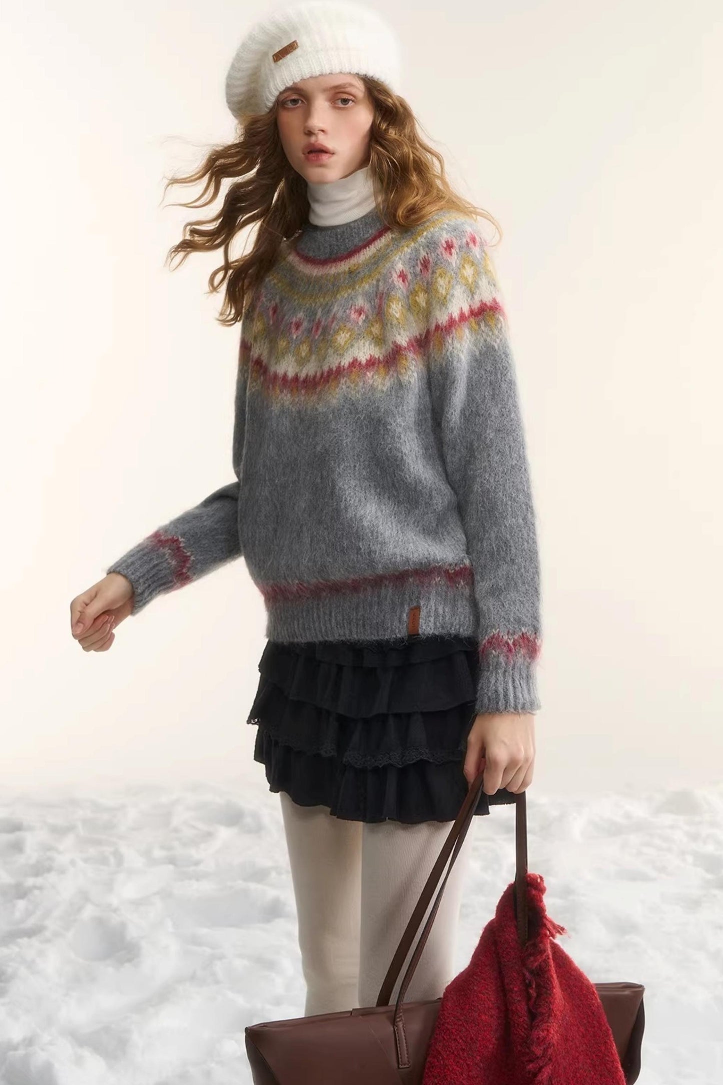 French Lace Retro Skirt