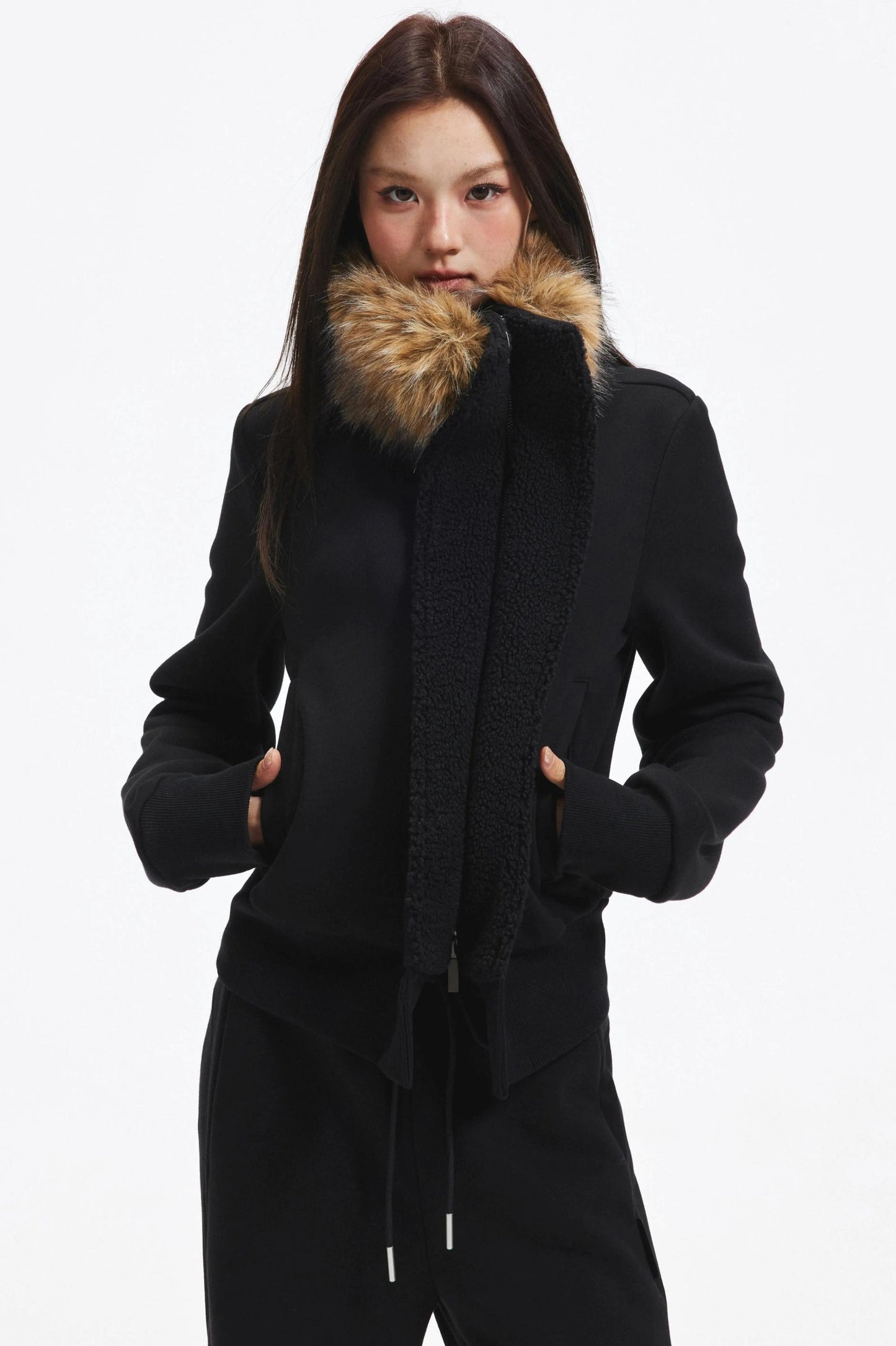 Autumn Fleece-Lined Jacket Set-Up