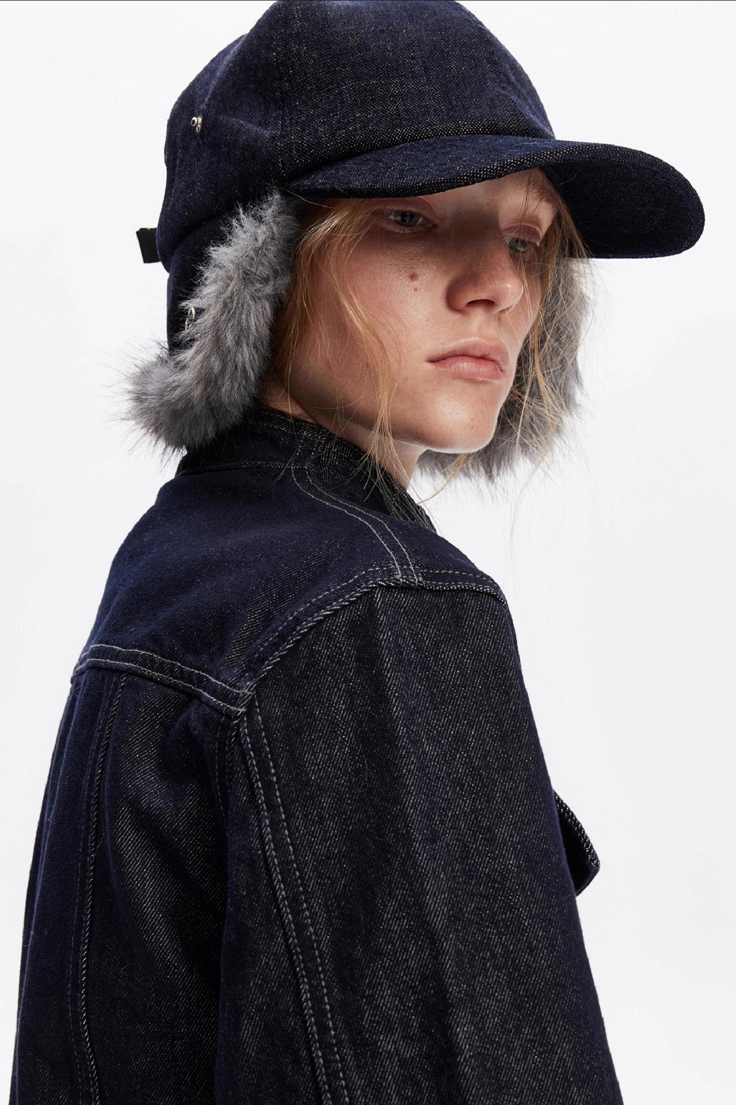 Furry Ear Protection Baseball Cap