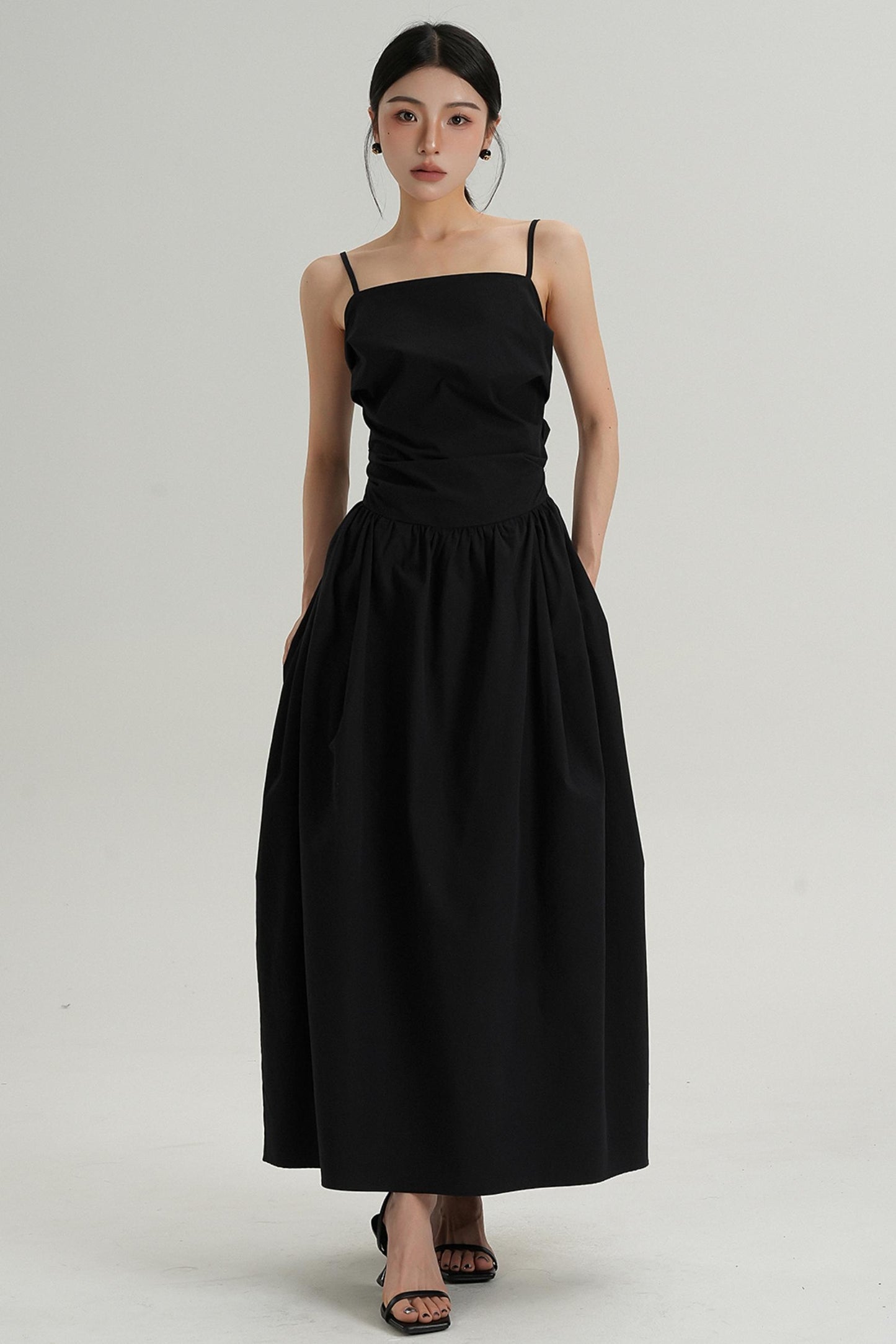 Hepburn Style Waist Slim Dress
