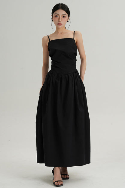 Hepburn Style Waist Slim Dress