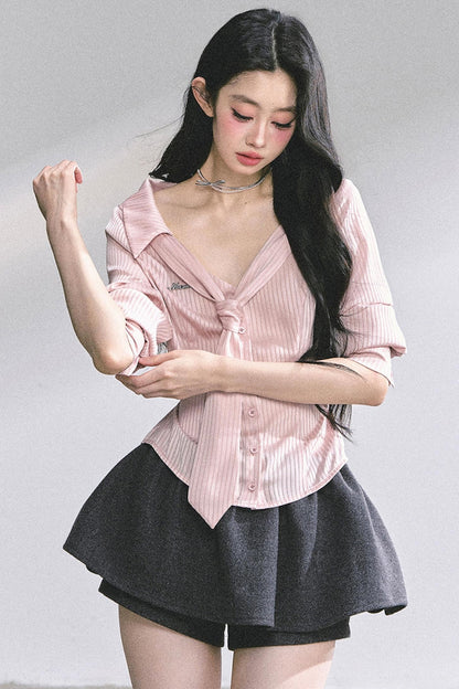 French Waist Slimming Sweet Top