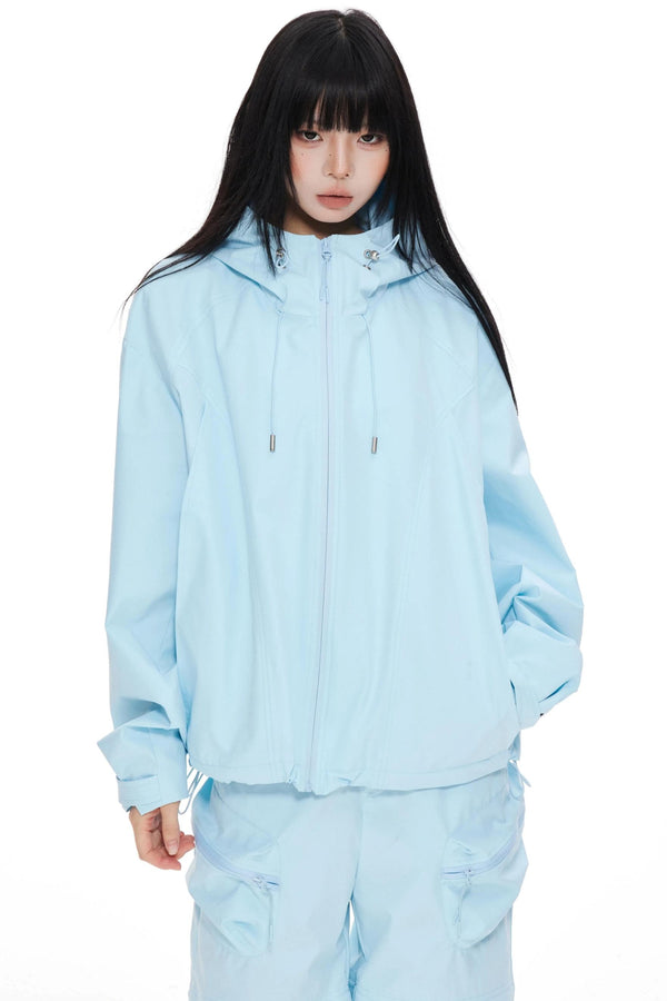 Windproof Waterproof Storm Jacket Pants Set-Up