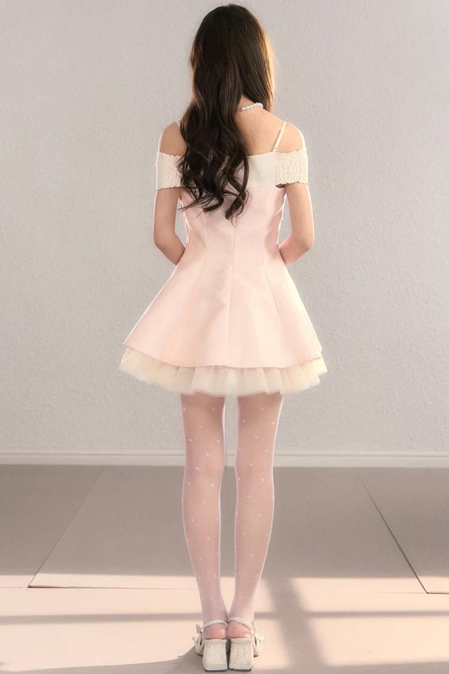 Off-Shoulder Bowknot Princess Dress