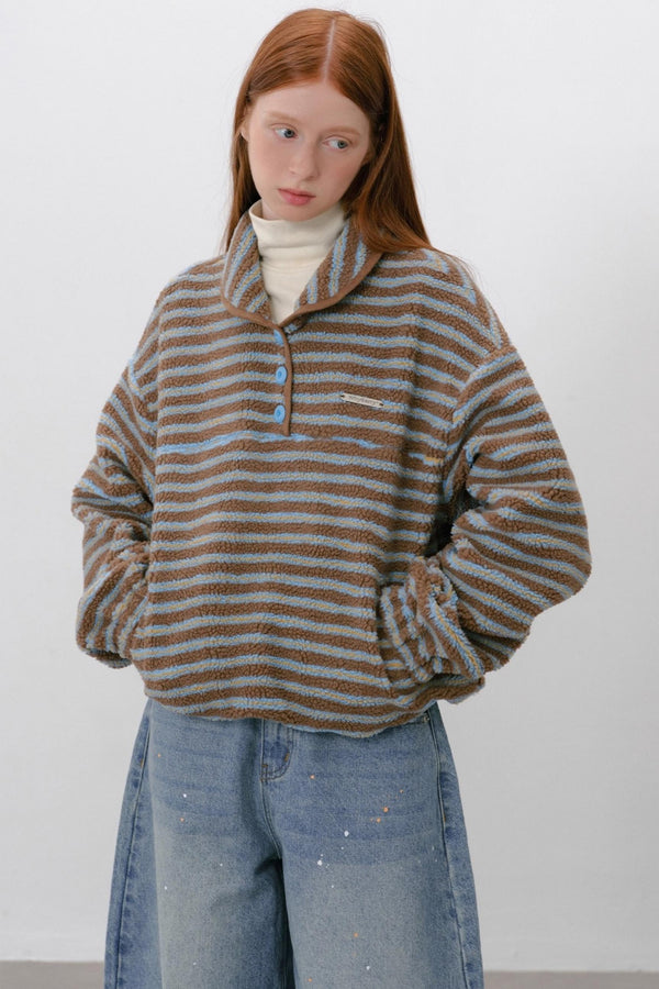 Sea Salt Striped Wool Sweater