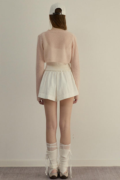 Chill White High-Waist Pants