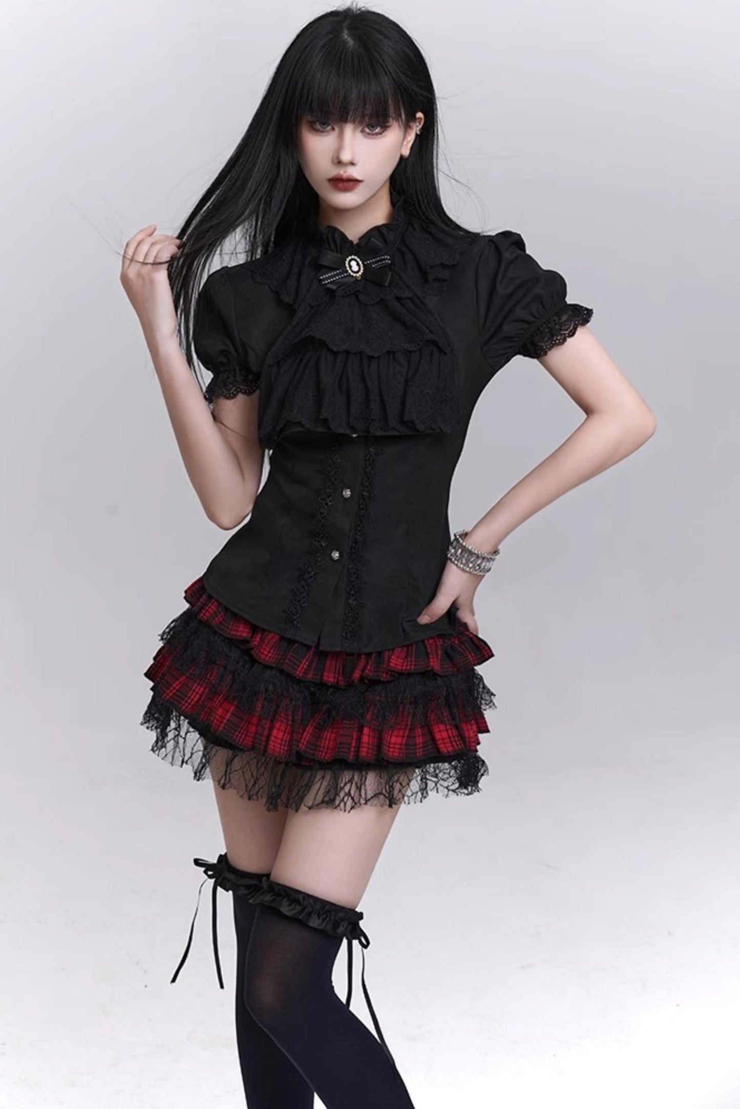 Gothic Ghost Black Shirt