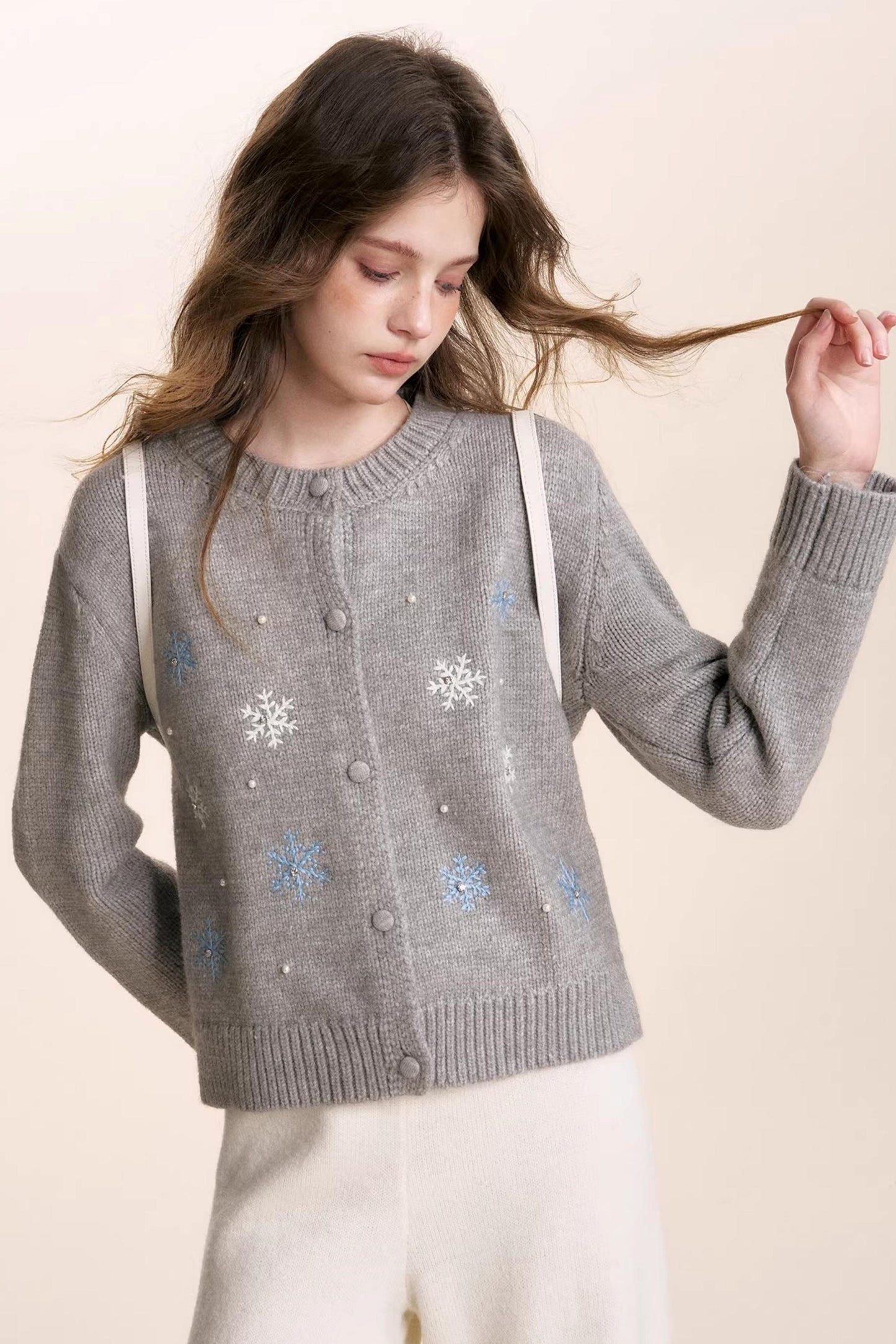 Snowflake Crochet Cardigan