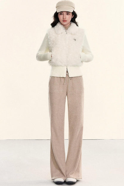 Velvet Fur Patchwork Jacket