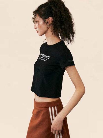 Casual Cropped T-Shirt