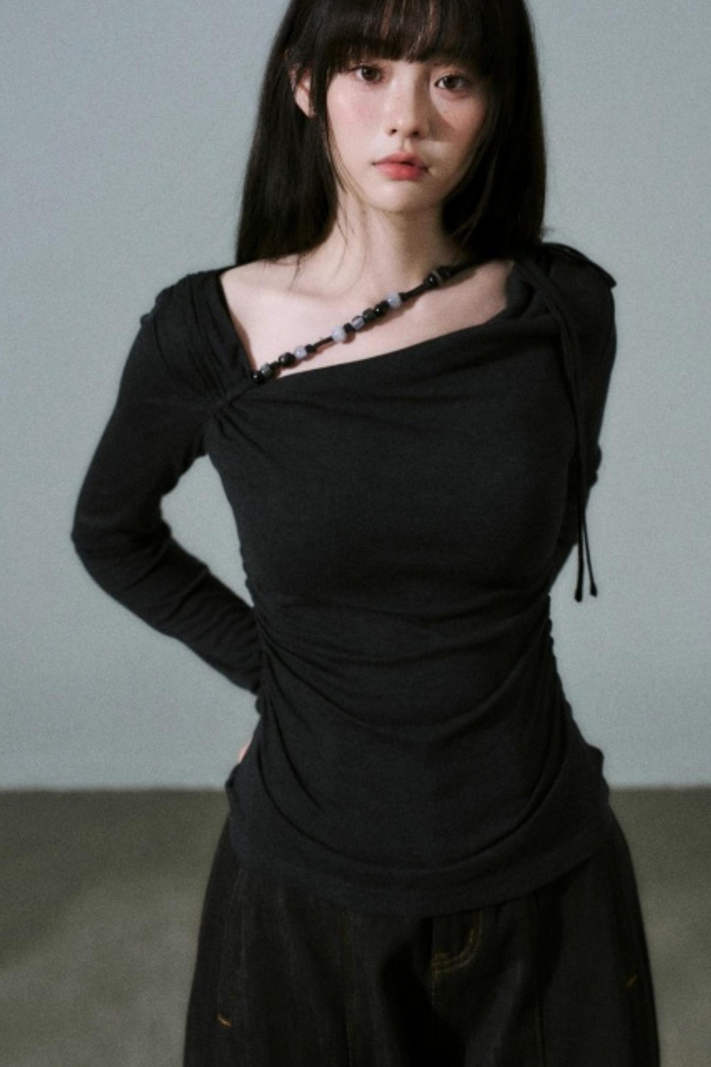 Handmade Beaded Tencel Top