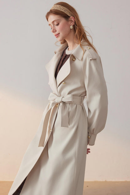 Lapel Trench Coat