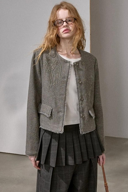 Bead-Embroidered Fireworks Jacket