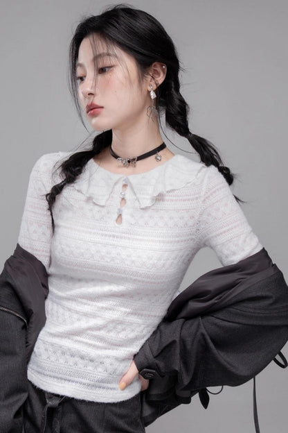 Lotus Leaf Collar Base Layer Top