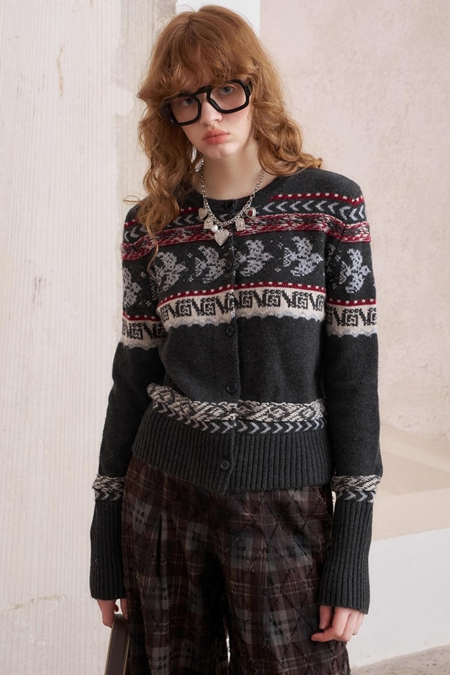 Flying Sparrow Button Knit Cardigan