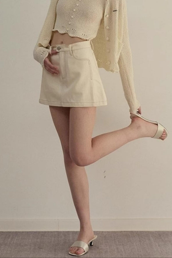 Embroidered A-line Duo Coat Skirt Set-Up