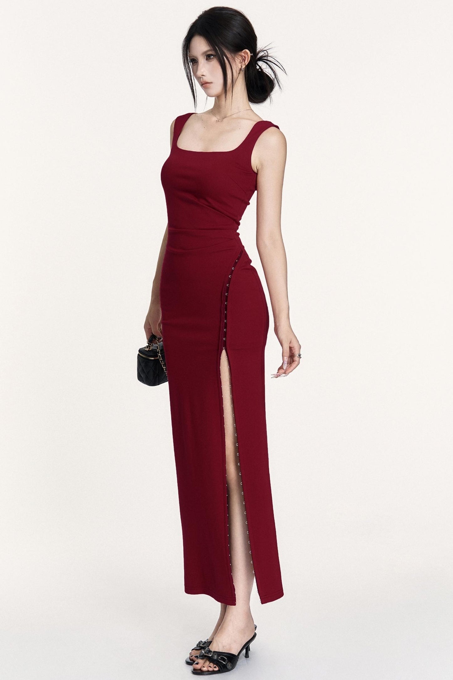 French Slim Waist Slimming Dress