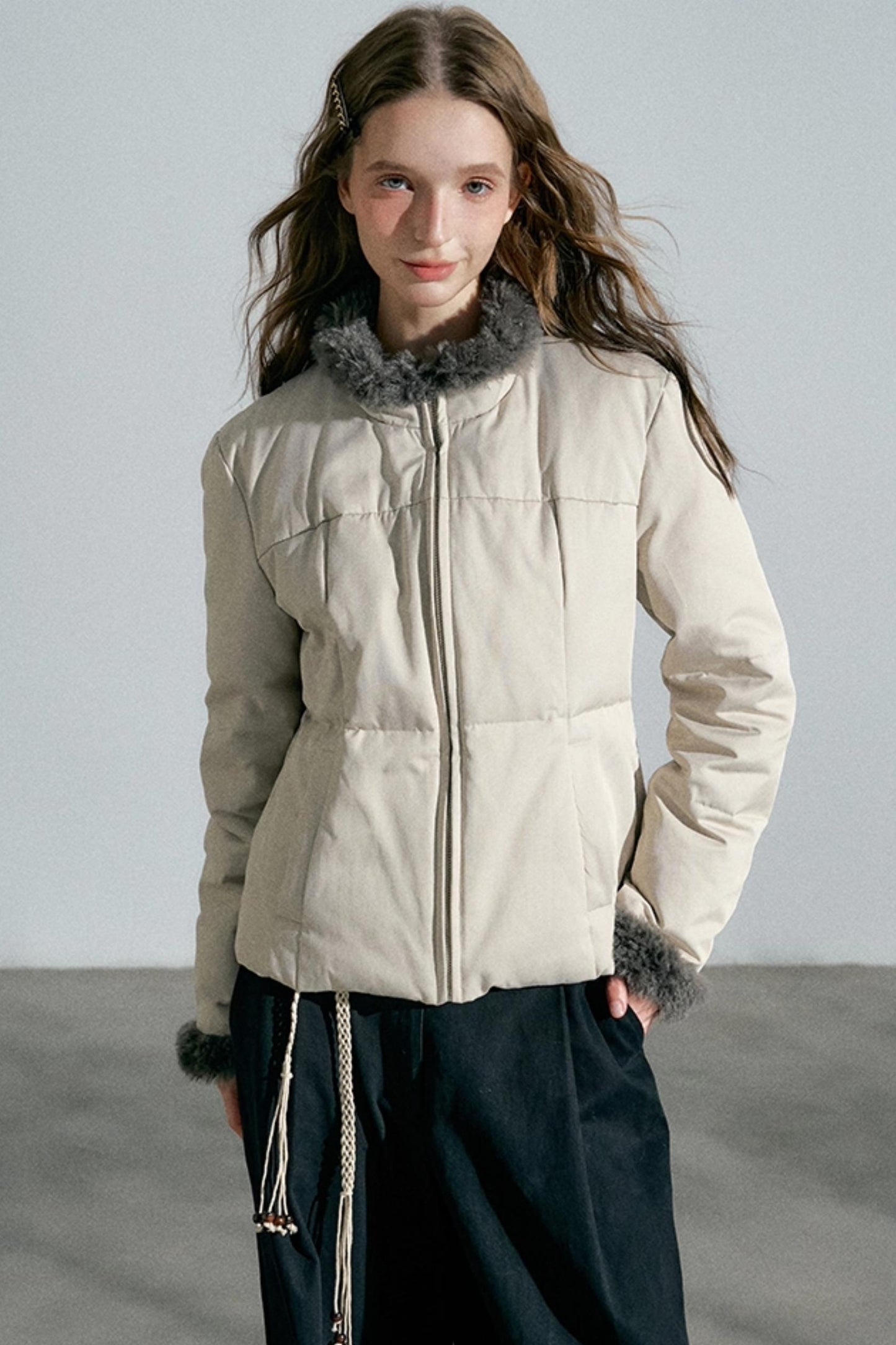 Stand-Up Collar Warm Jacket